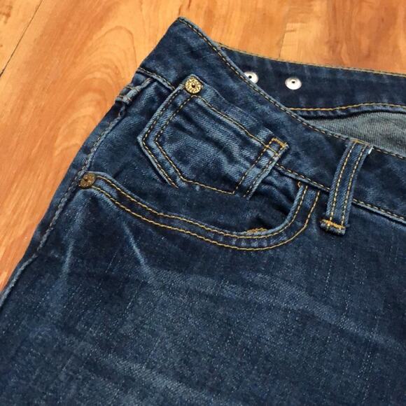 Cabi Dark Wash Faded Jeans Size 2 - Picture 7 of 10